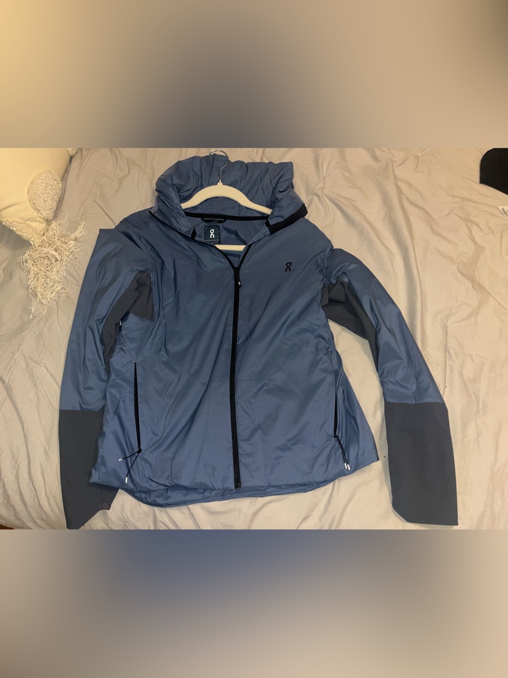 On Running Women's Slate Blue Hooded Ski Jacket